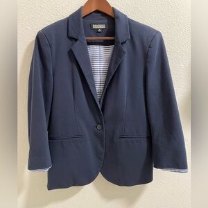 Original Nicole Miller Women's Classic Navy Blazer